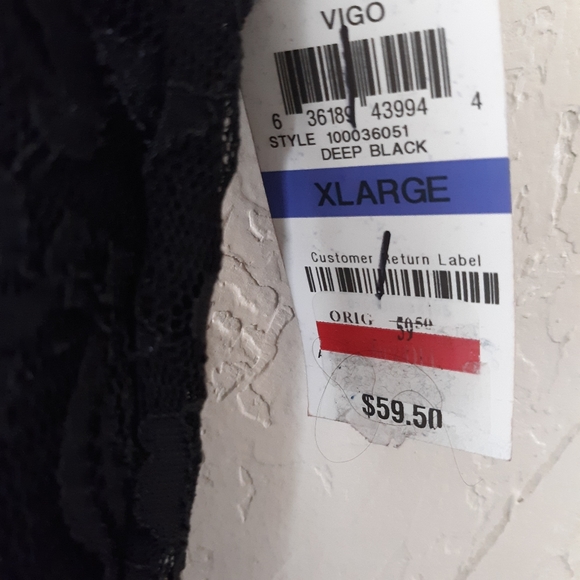 NWT Thalia Sodi Women's Metallic trim lace top - Picture 6 of 9